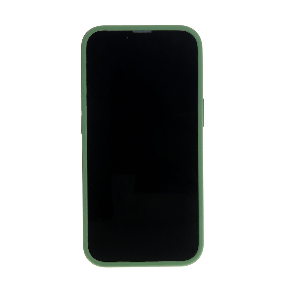 380508_oryg Solid Silicon case for iPhone 16 Plus 6,7" light green