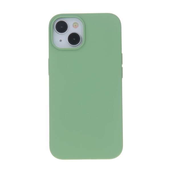 380510_oryg Solid Silicon case for iPhone 16 Plus 6,7" light green