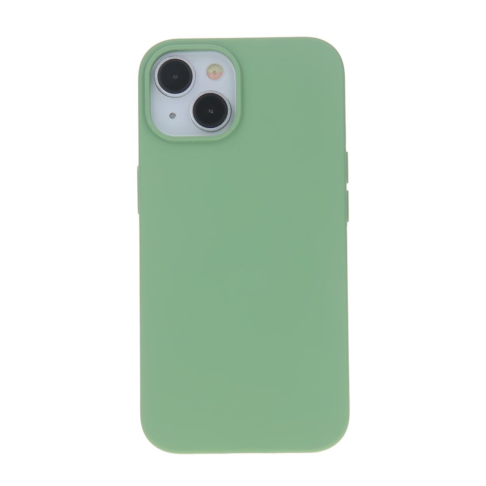 380510_oryg Solid Silicon case for iPhone 16 Plus 6,7" light green