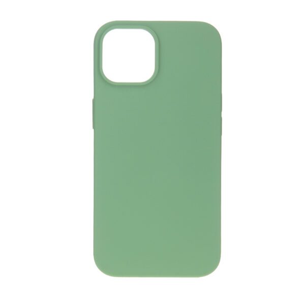 380511_oryg Solid Silicon case for iPhone 16 Plus 6,7" light green