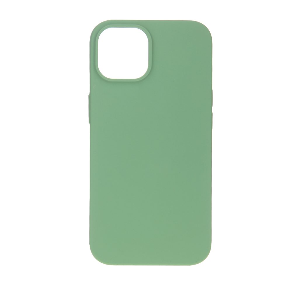 380511_oryg Solid Silicon case for iPhone 16 Plus 6,7" light green