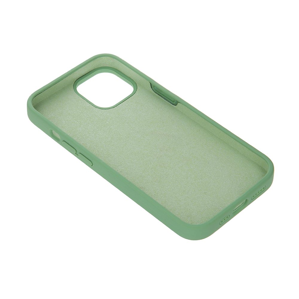 380512_oryg Solid Silicon case for iPhone 16 Plus 6,7" light green