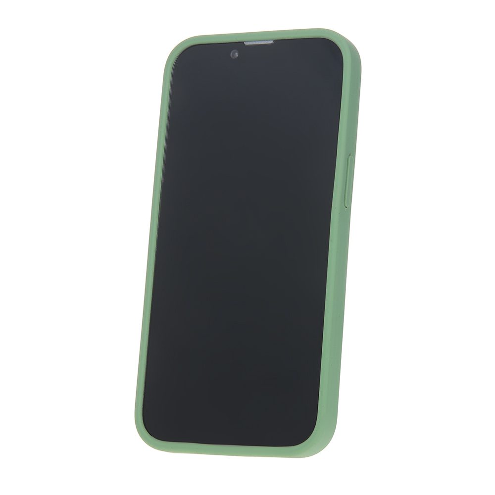 380513_oryg Solid Silicon case for iPhone 16 Plus 6,7" light green