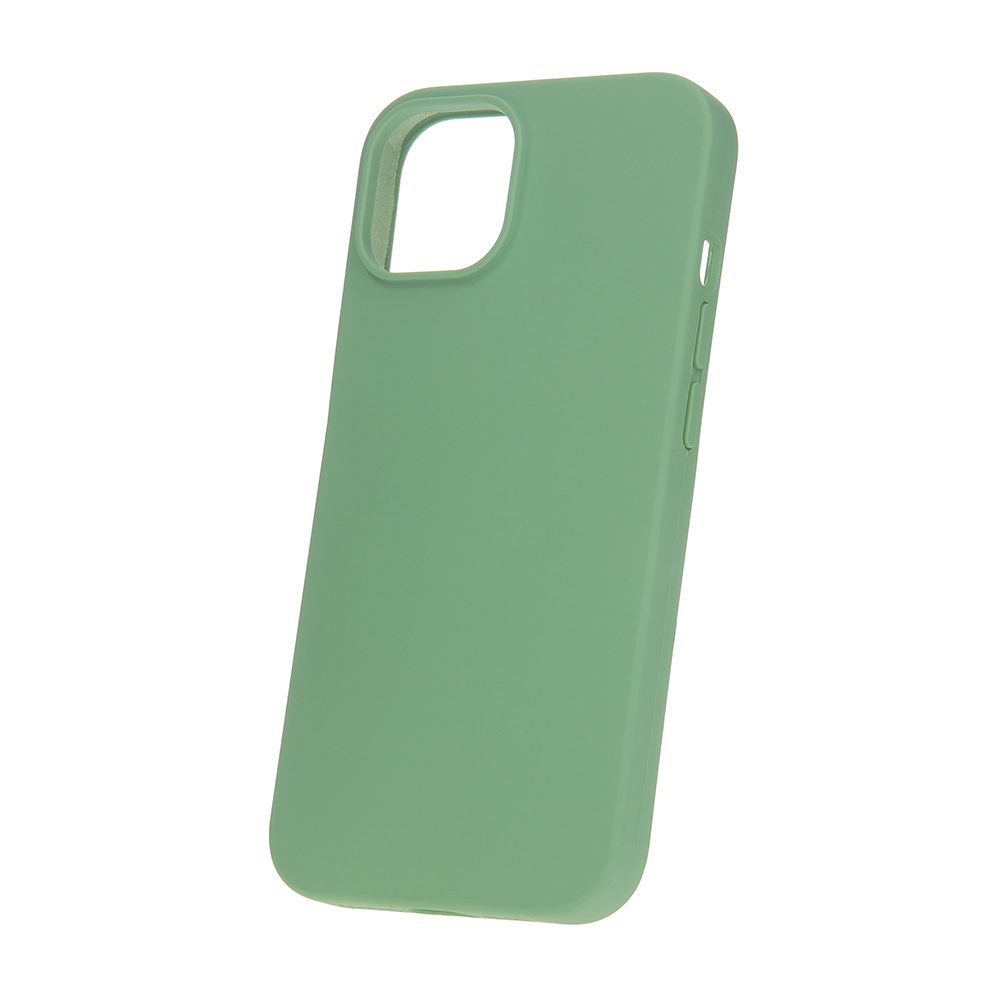 380514_oryg Solid Silicon case for iPhone 16 Plus 6,7" light green
