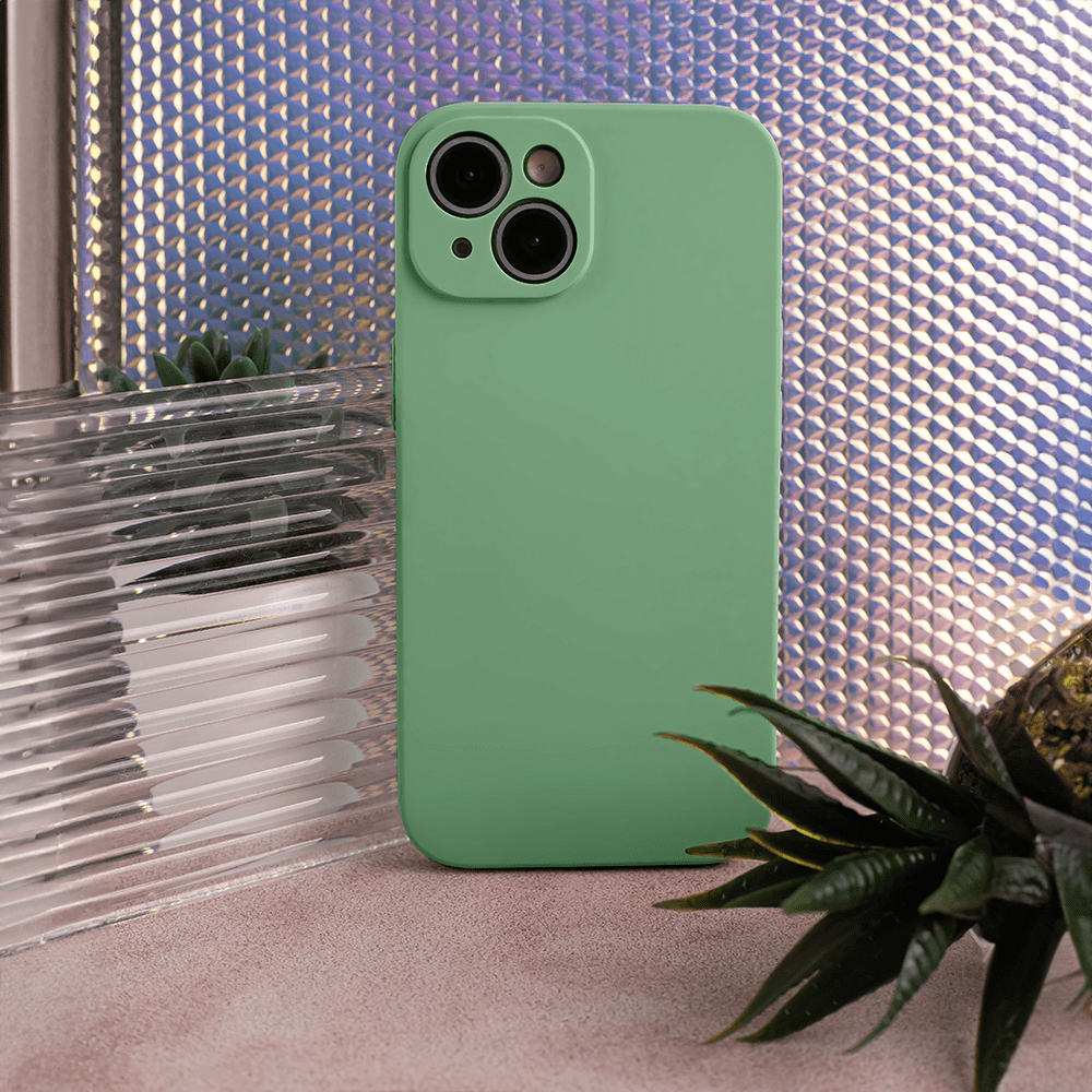 380534_oryg Solid Silicon case for iPhone 11 light green