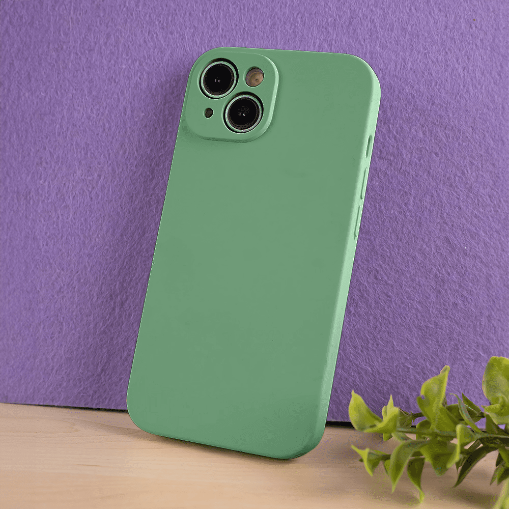 380535_oryg Solid Silicon case for iPhone 11 light green