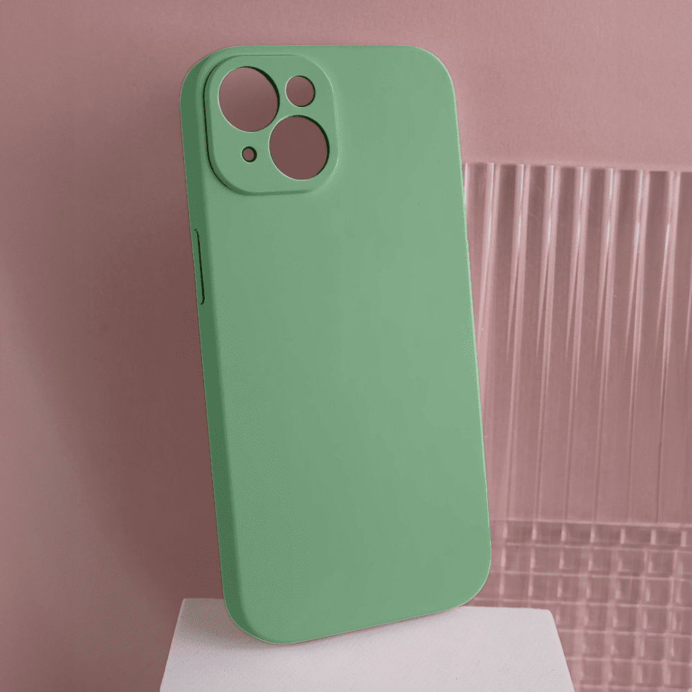380536_oryg Solid Silicon case for iPhone 11 light green