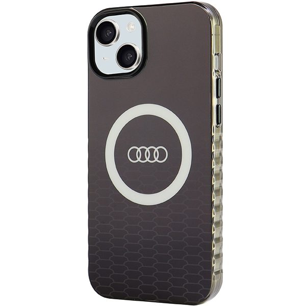 380762_oryg Audi case for iPhone 15 Plus 6,7" black IML Big Logo MagSafe Case