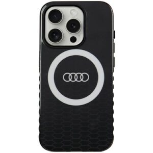 Audi case for iPhone 15 6,1" black IML Big Logo MagSafe Case