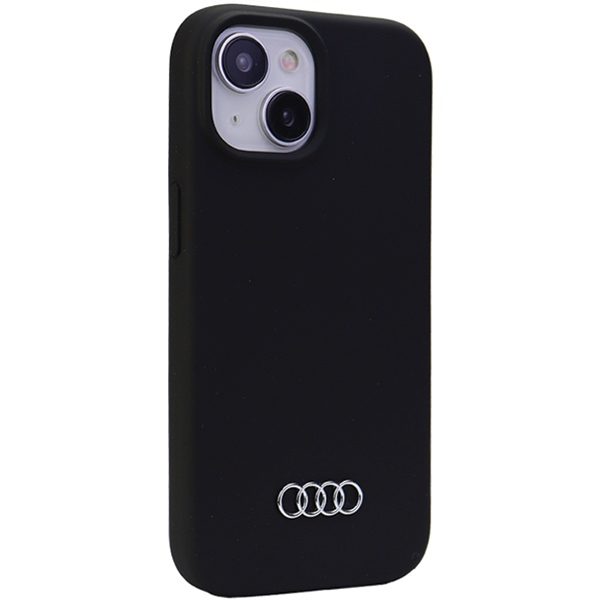 Audi case for iPhone 15 / 14 / 13 black Silicone Case