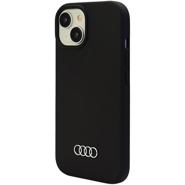 Audi case for iPhone 15 / 14 / 13 black Silicone Case