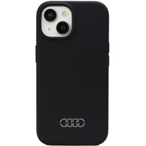 Audi case for iPhone 15 Plus 6,7" black Silicone Case
