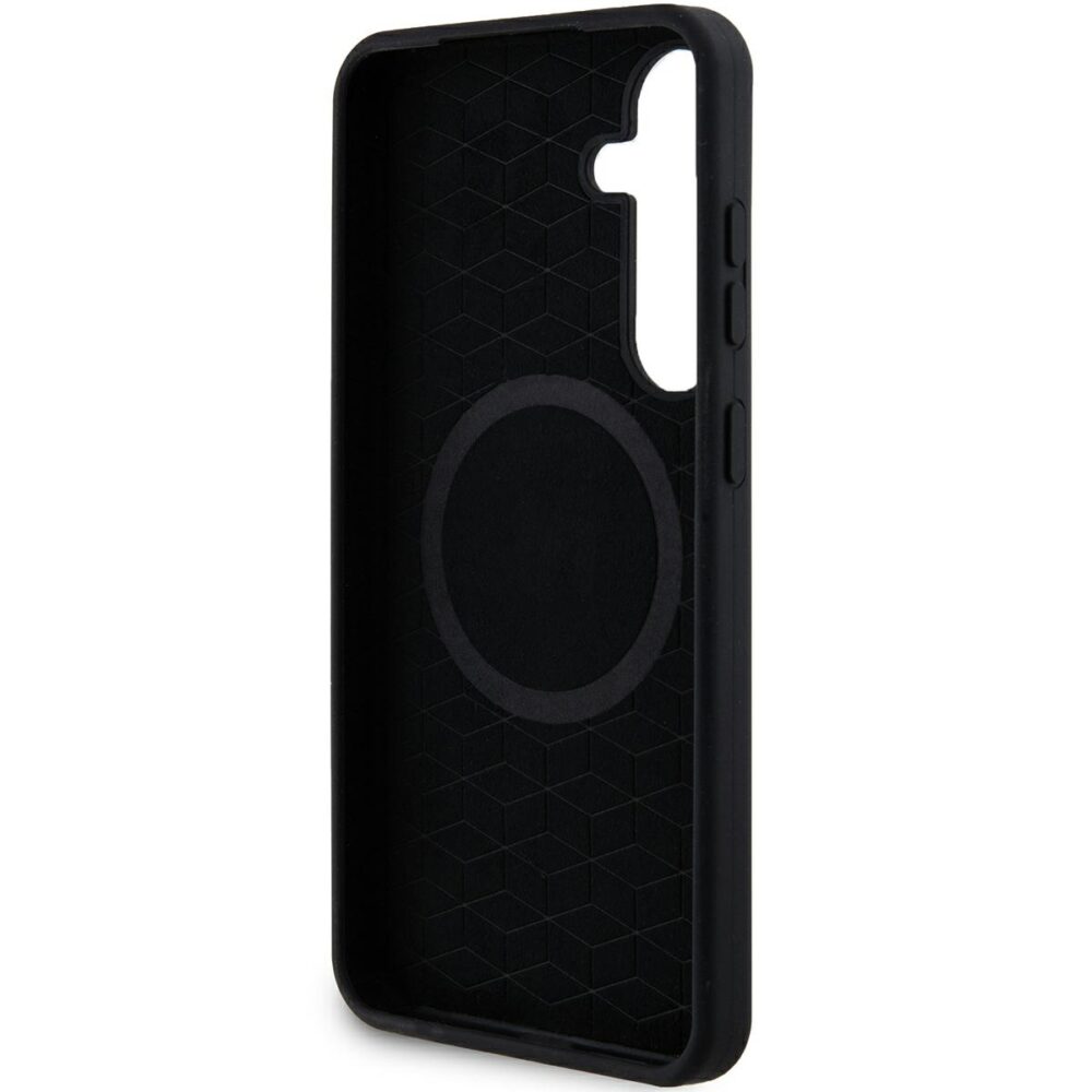 BMW case for Samsung Galaxy S24 Plus black M Silicone Printed Ring MagSafe