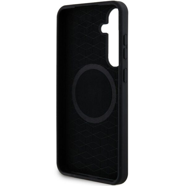 BMW case for Samsung Galaxy S24 Plus black M Silicone Printed Ring MagSafe