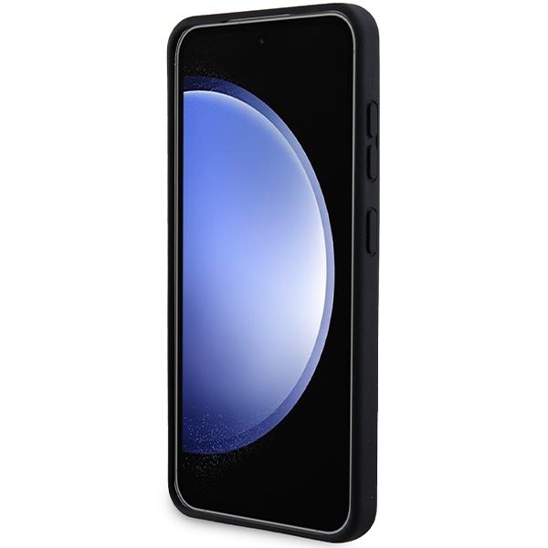 BMW case for Samsung Galaxy S24 black M Silicone Printed Ring MagSafe