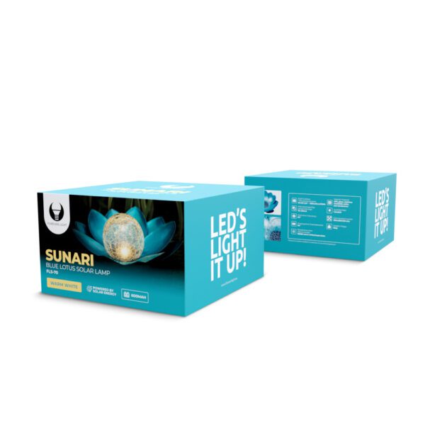 381881_oryg Forever Light Solar LED Lamp SUNARI FLS-70 Lotus Flower Blue 3000K 600mAh Ni-MH