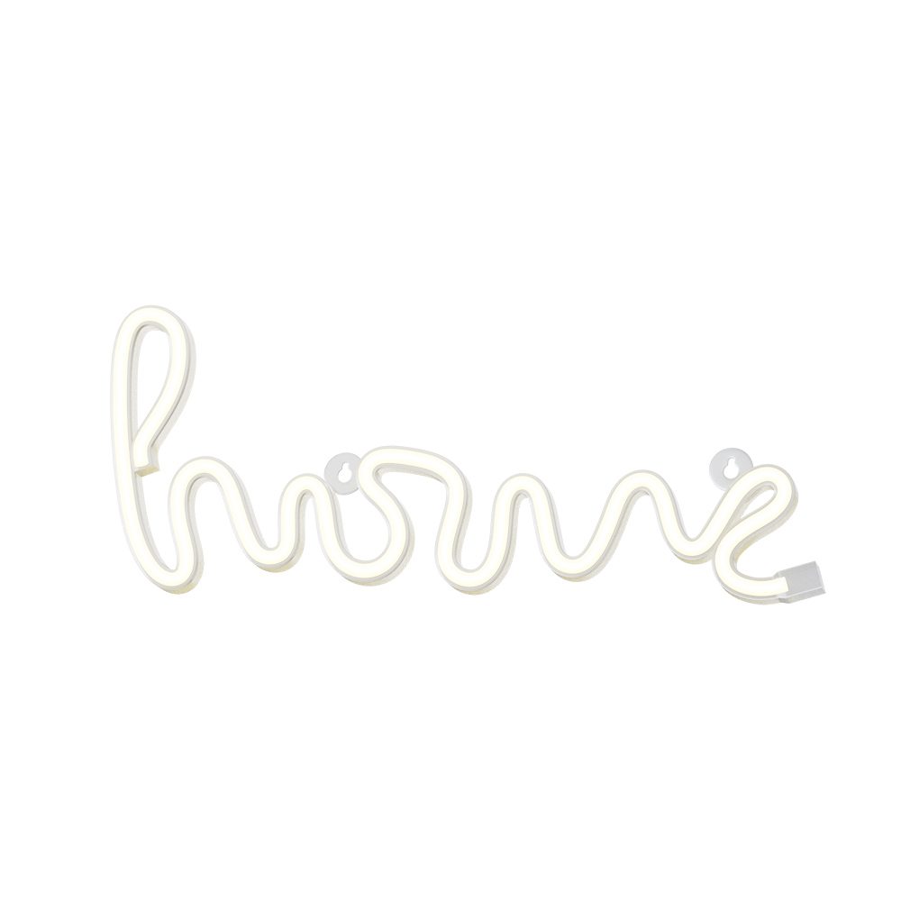 382064_oryg Neon LED Light HOME warm white Bat + USB FLNE21 Forever Light