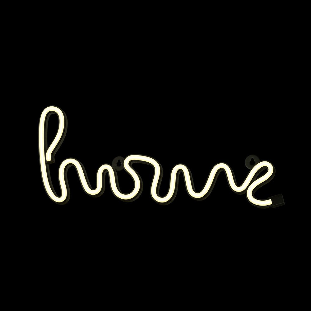 382071_oryg Neon LED Light HOME warm white Bat + USB FLNE21 Forever Light