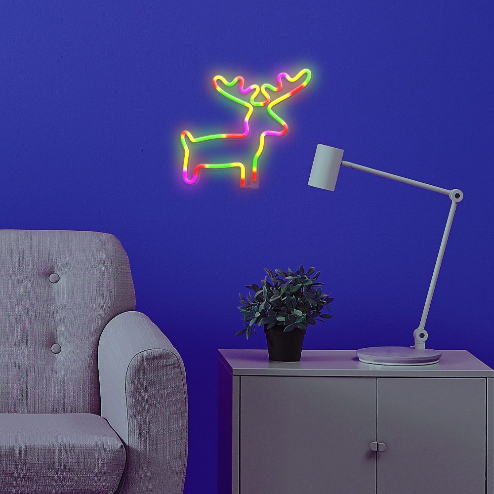 382118_oryg Neon LED Light ELK multicolor Bat + USB FLNE12 Forever Light