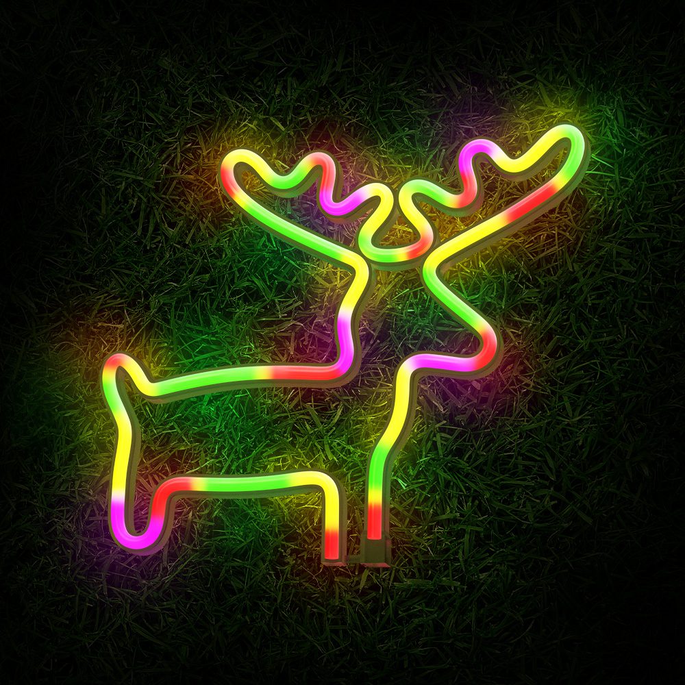 382120_oryg Neon LED Light ELK multicolor Bat + USB FLNE12 Forever Light