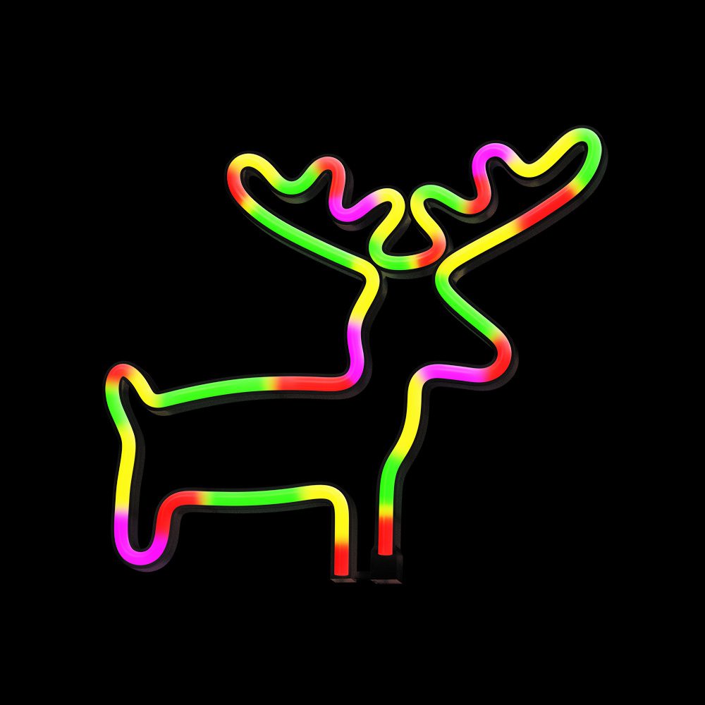 382121_oryg Neon LED Light ELK multicolor Bat + USB FLNE12 Forever Light