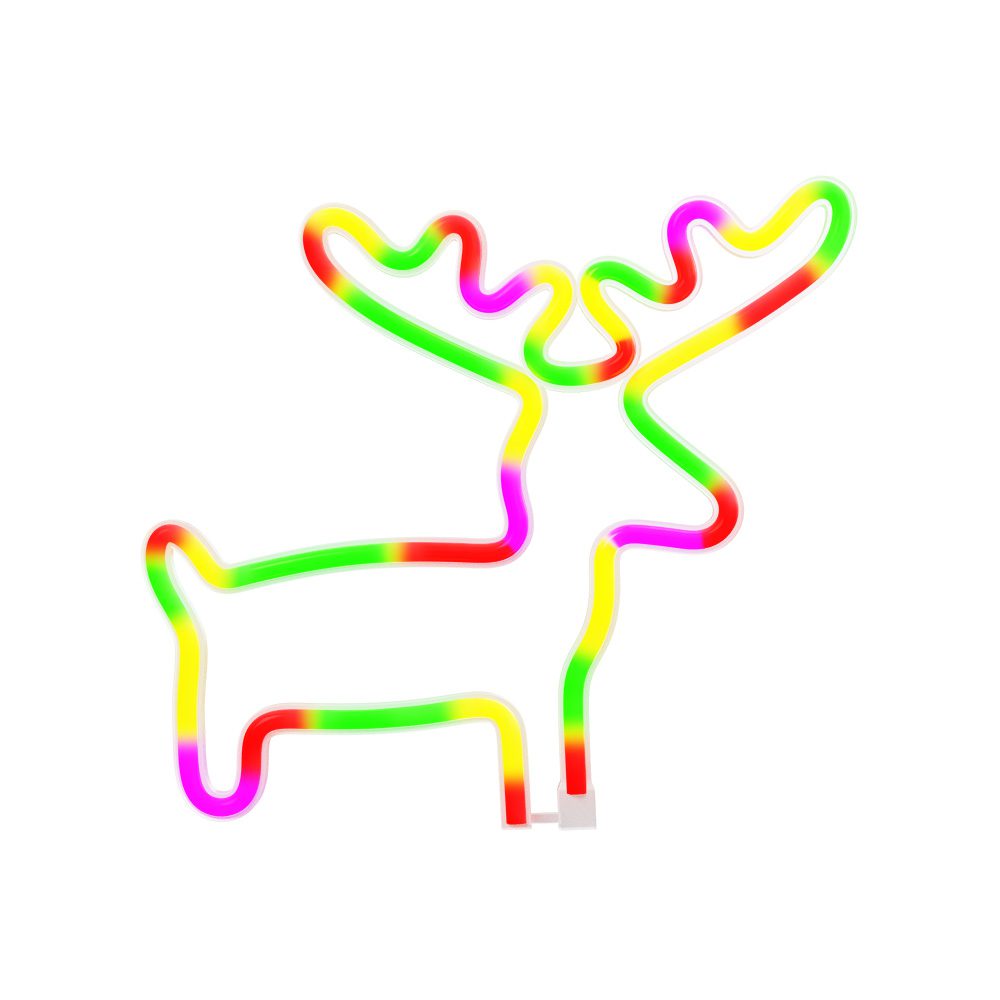 382125_oryg Neon LED Light ELK multicolor Bat + USB FLNE12 Forever Light