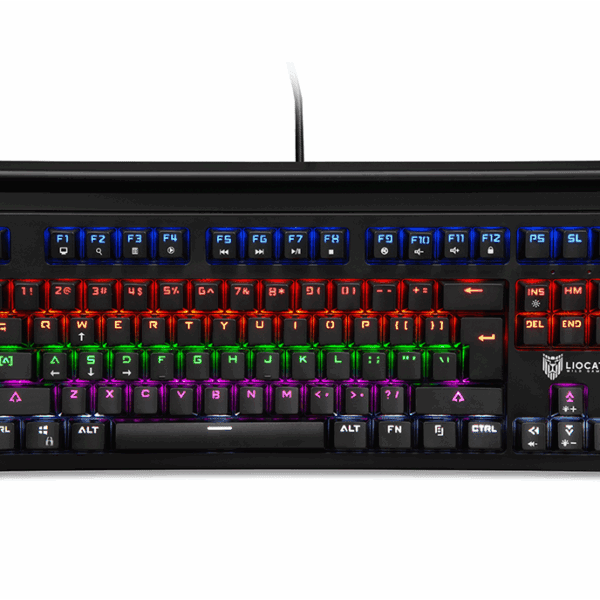 Liocat gaming keyboard KX 365+ C mechanical qwerty outemu blue black