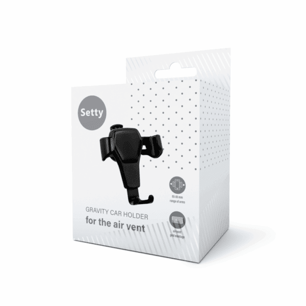 Setty car holder for air vent GUS-01 gravity
