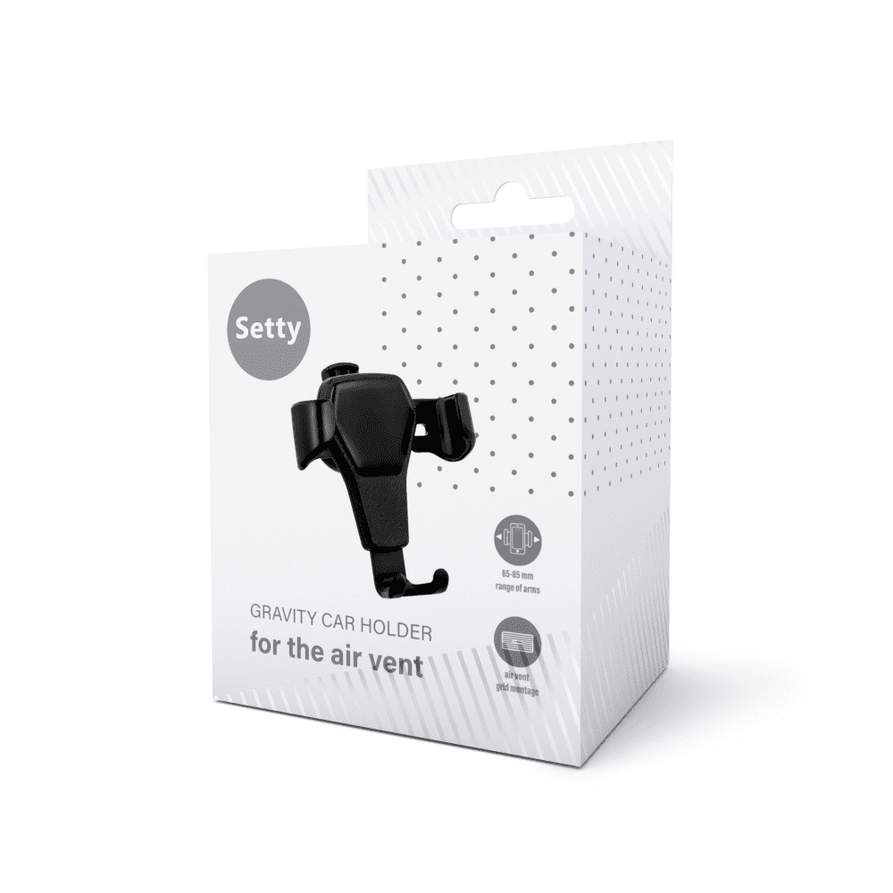 Setty car holder for air vent GUS-01 gravity