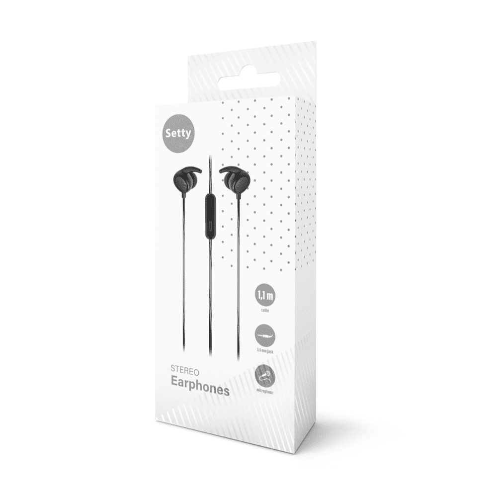383127_oryg Setty wired earphones Sport black