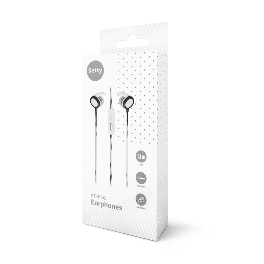 383128_oryg Setty wired earphones Sport white