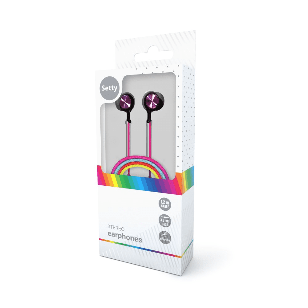383145_oryg Setty wired earphones SPD-J-313 rainbow