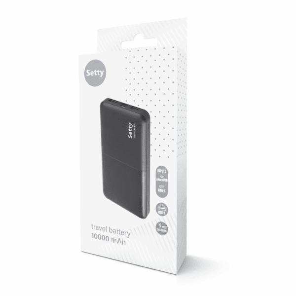 Setty power bank 10000 mAh SPB-10 black
