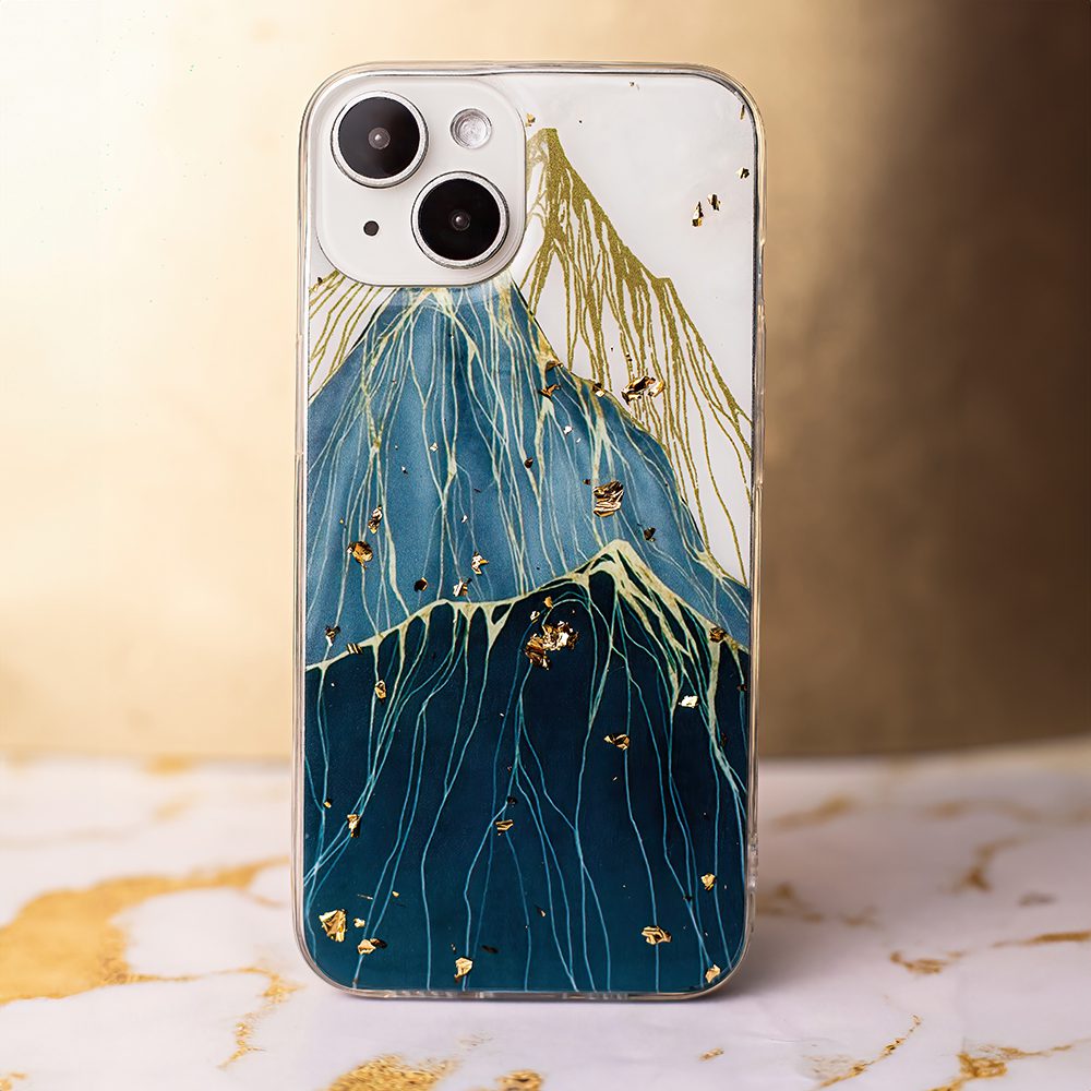 383218_oryg Gold Glam case for iPhone 12 / 12 Pro 6,1" mountain
