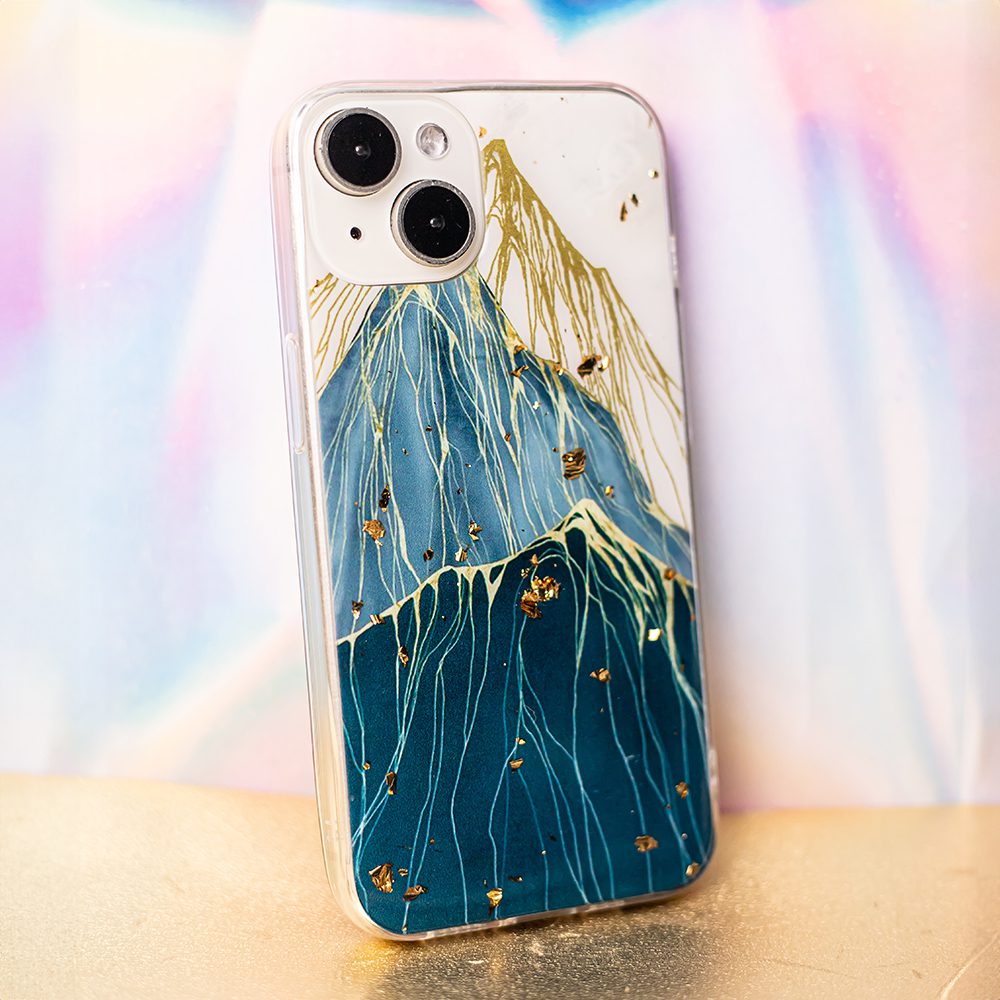 383223_oryg Gold Glam case for iPhone 12 / 12 Pro 6,1" mountain