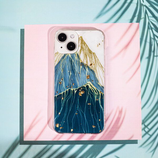 383224_oryg Gold Glam case for iPhone 14 6,1" mountain