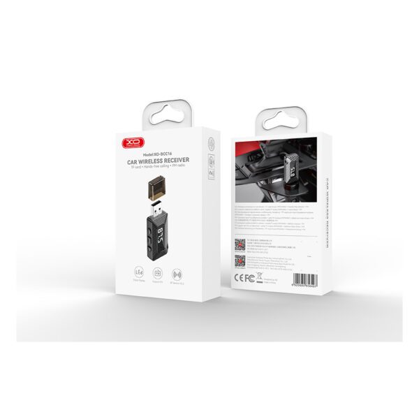 XO transmitter FM BCC16 Bluetooth MP3 USB black