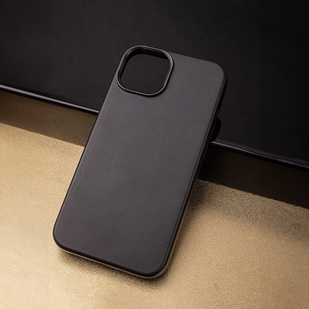 384227_oryg Mag Leather case for iPhone 16 Plus 6,7" black