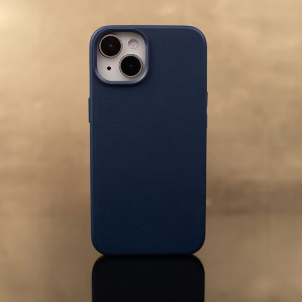 384275_oryg Mag Leather case for iPhone 16 6,1" dark blue