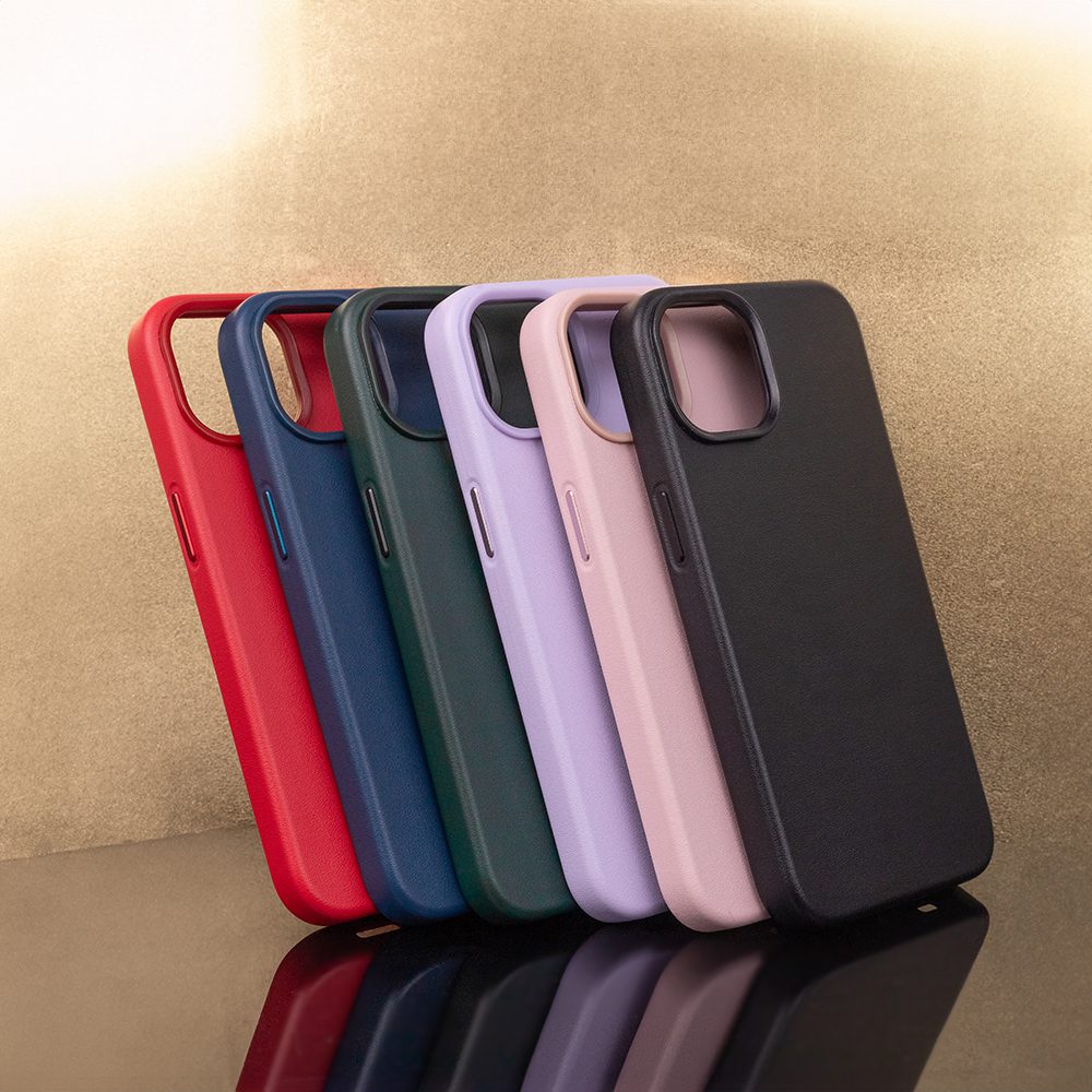 384290_oryg Mag Leather case for iPhone 16 Plus 6,7" black