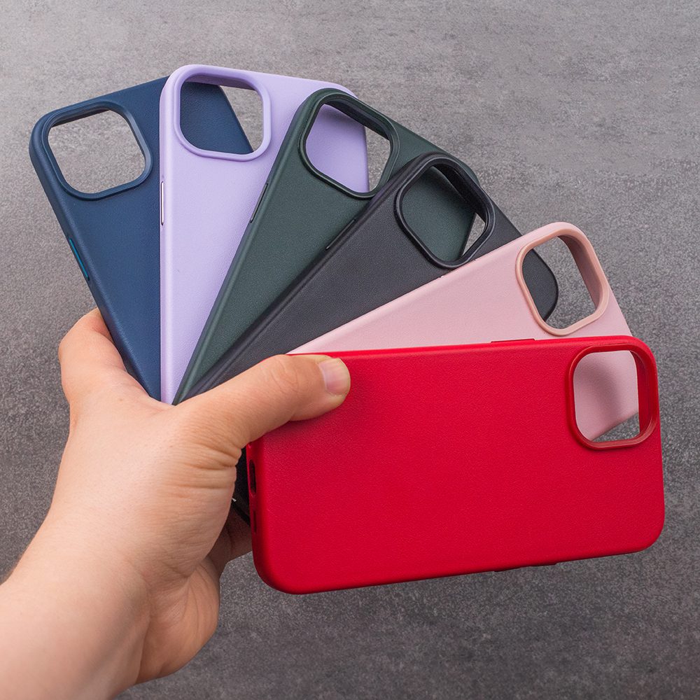 384291_oryg Mag Leather case for iPhone 16 Plus 6,7" black