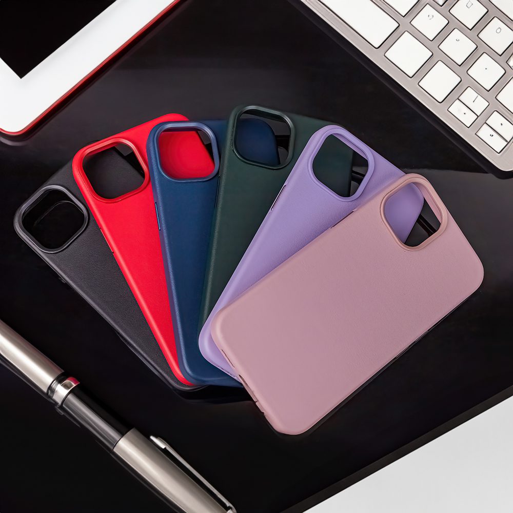 384293_oryg Mag Leather case for iPhone 16 Plus 6,7" black