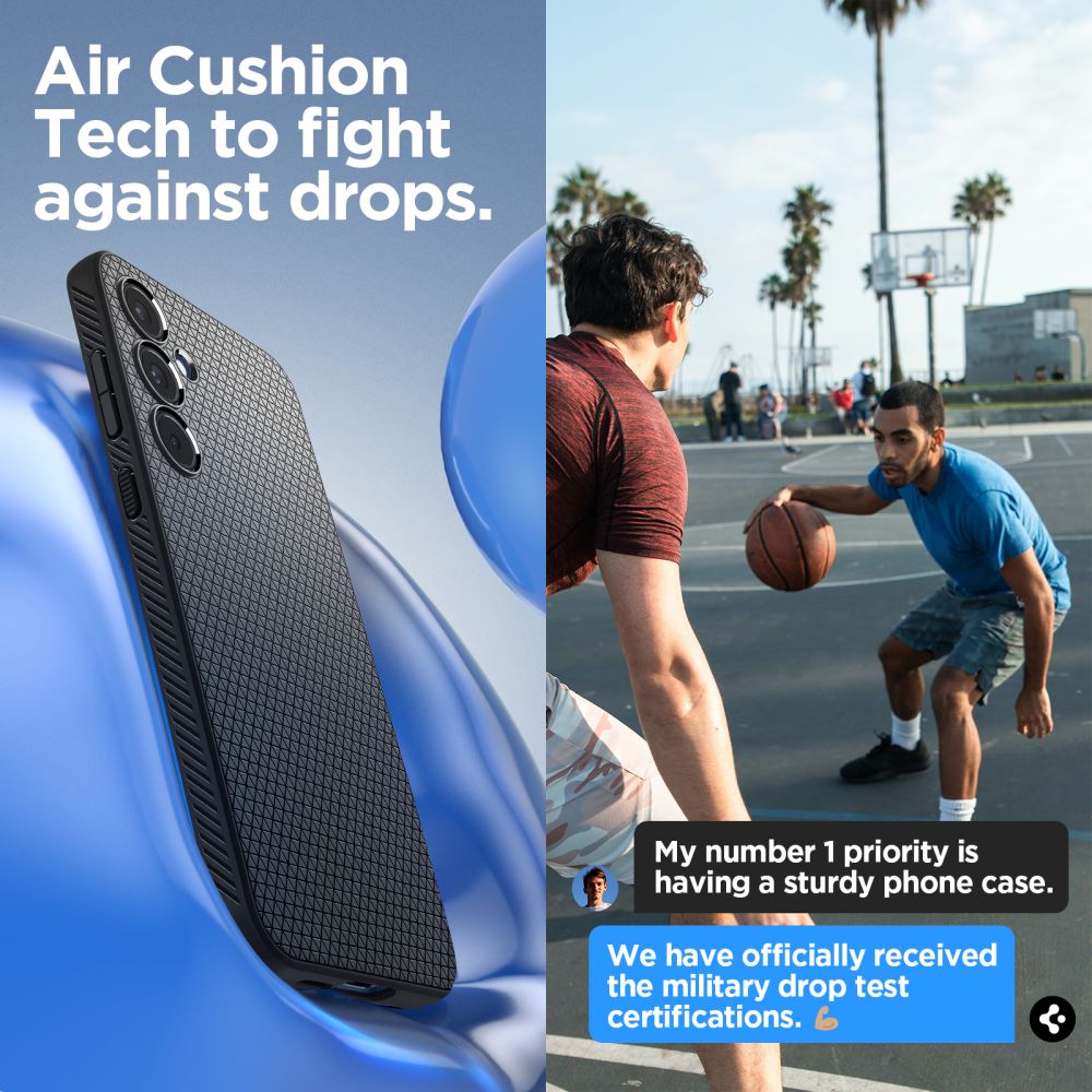 Spigen Liquid Air case for Samsung Galaxy A55 5G matte