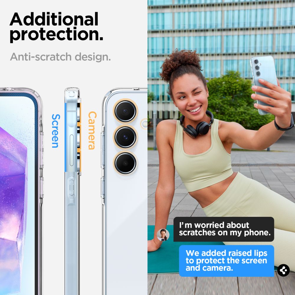 384930_oryg Spigen Liquid Crystal case for Samsung Galaxy A55 5G transparent