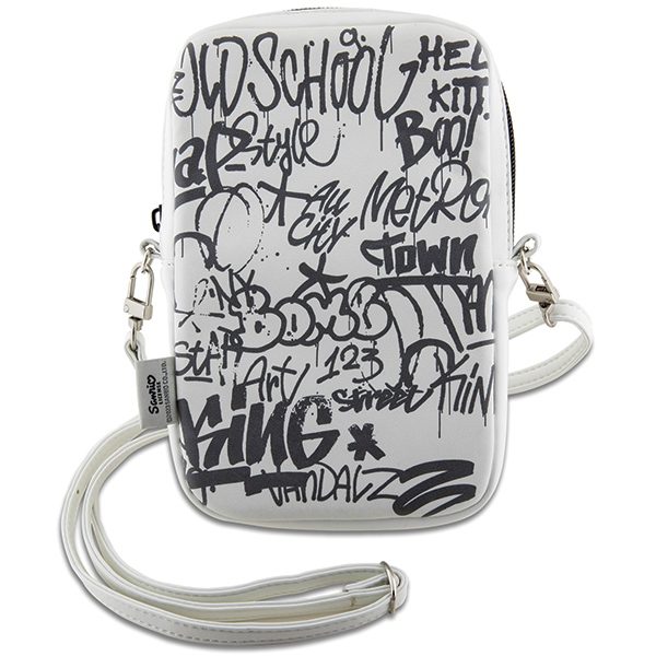 Hello Kitty Bag white Graffiti Kitty Head