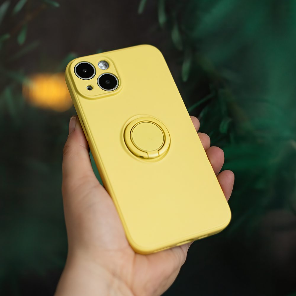 385568_oryg Finger Grip case for iPhone 11 yellow