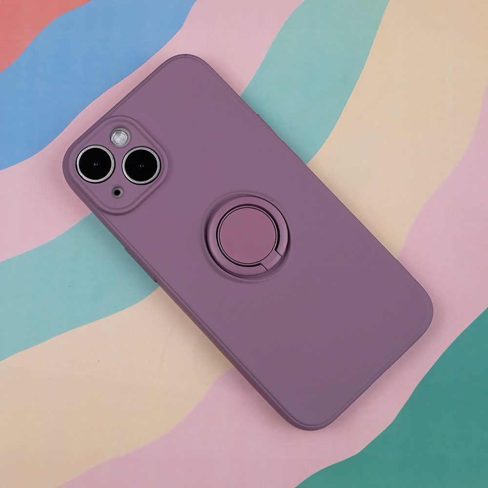 385622_oryg Finger Grip case for iPhone 14 6,1" light purple