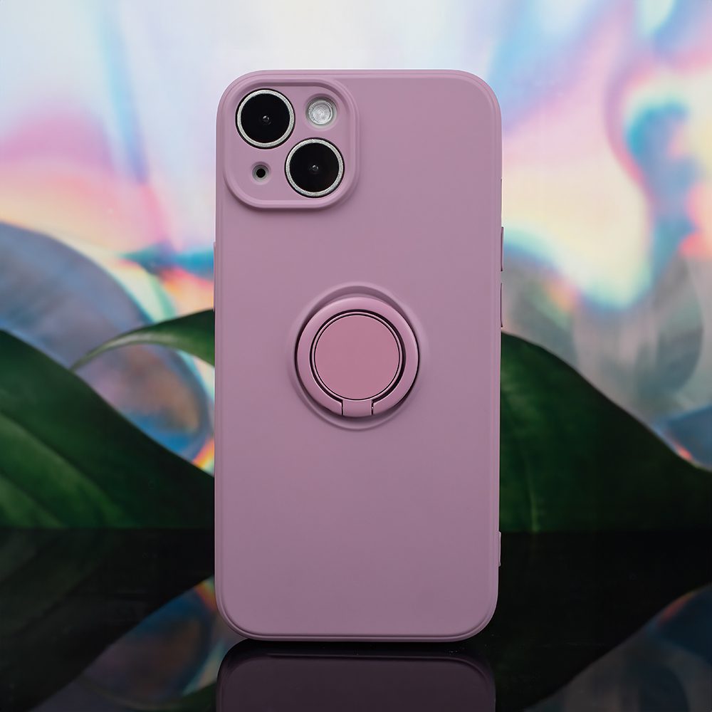385623_oryg Finger Grip case for iPhone 14 6,1" light purple