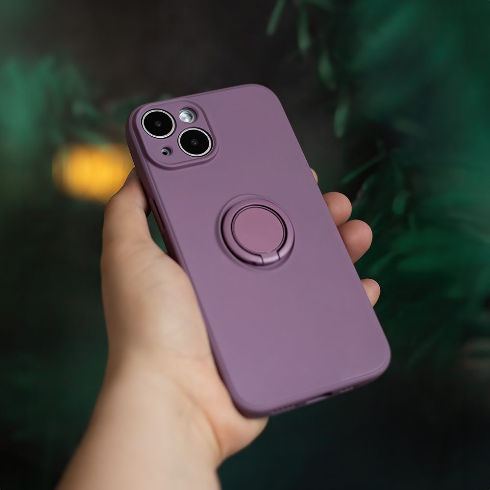 385626_oryg Finger Grip case for iPhone 14 6,1" light purple