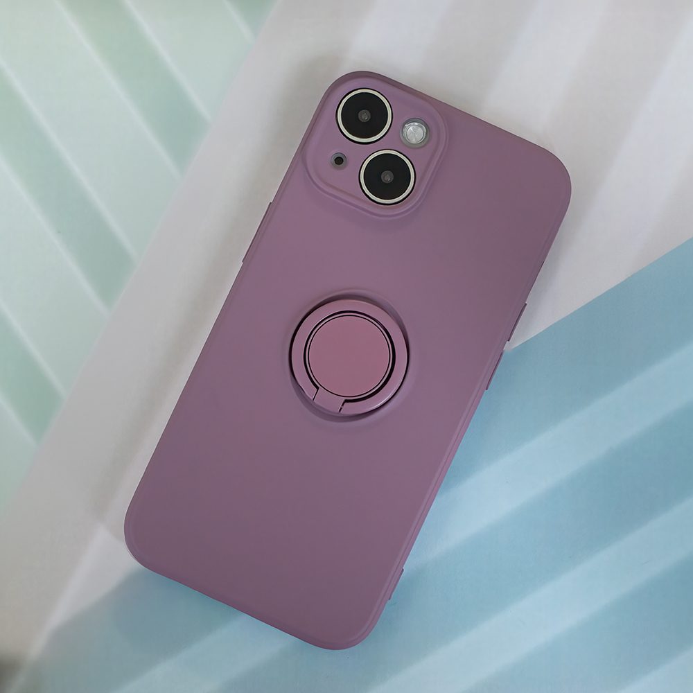 385627_oryg Finger Grip case for iPhone 14 6,1" light purple